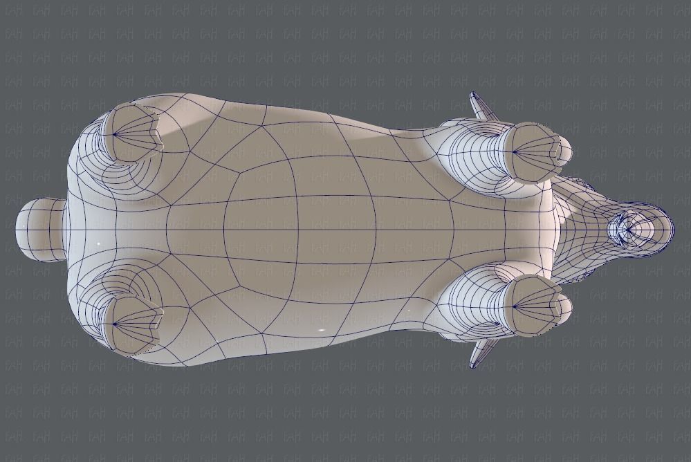 Sheep V01 Low-poly 3D model_34