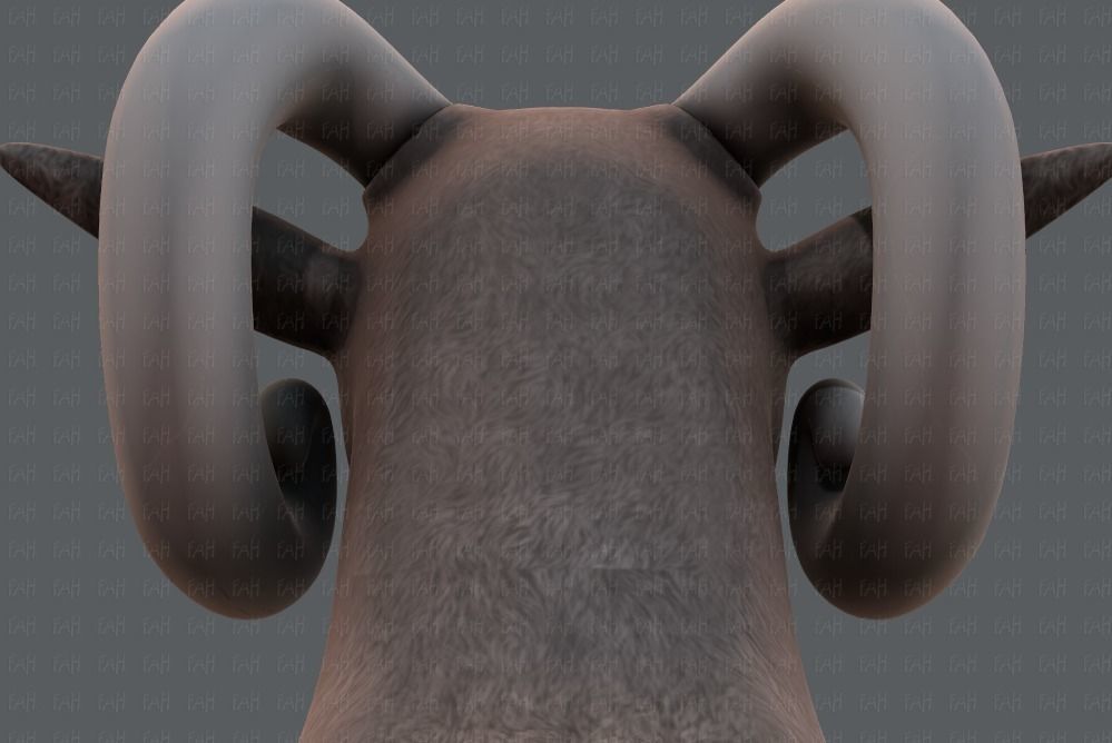 Sheep V01 Low-poly 3D model_21