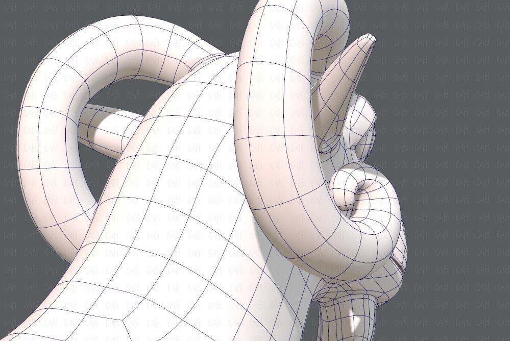 Sheep V01 Low-poly 3D model_28