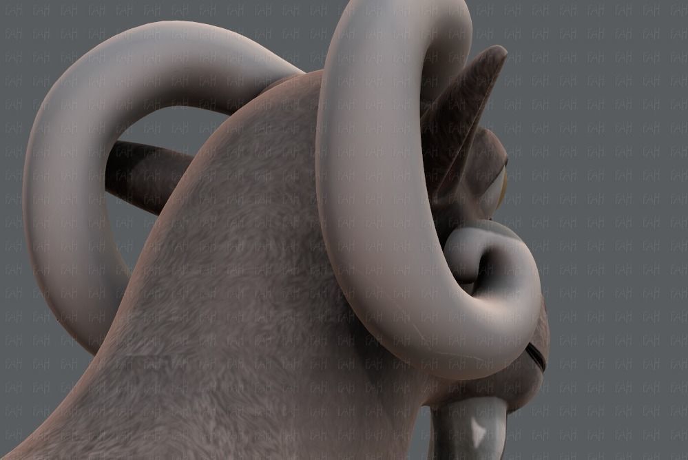 Sheep V01 Low-poly 3D model_20