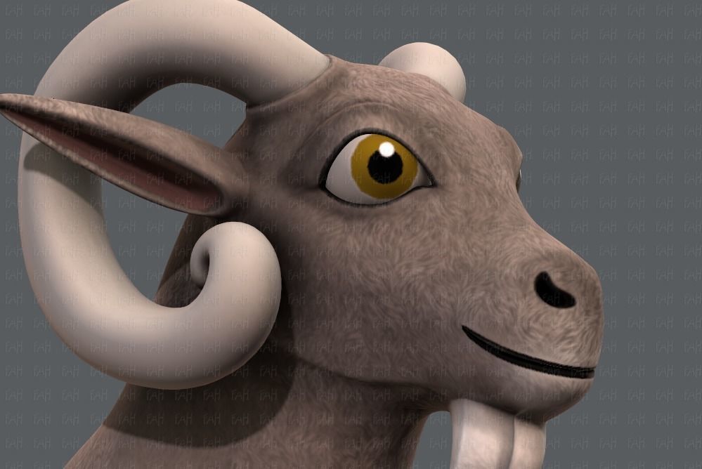 Sheep V01 Low-poly 3D model_18