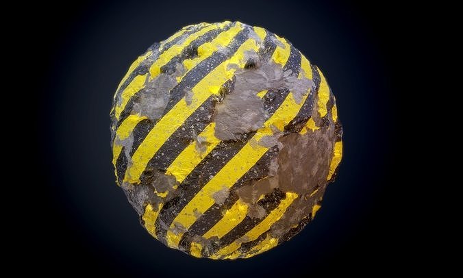 Concrete Damaged Decay Seamless PBR Texture Texture