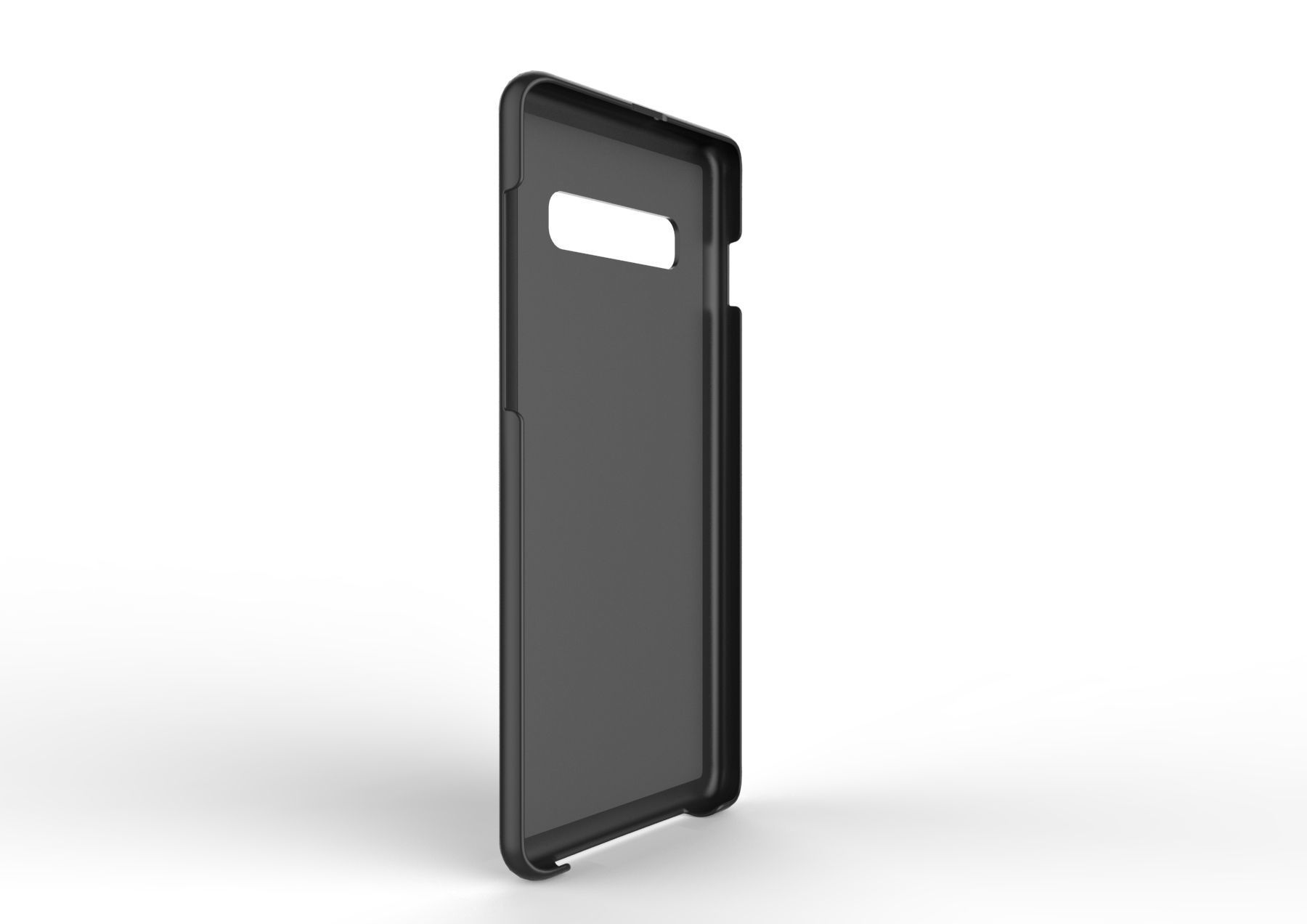 Samsung Galaxy S10 Plus plastic black case 3d model 3D print model_1