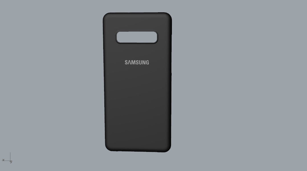 Samsung Galaxy S10 Plus plastic black case 3d model 3D print model_38