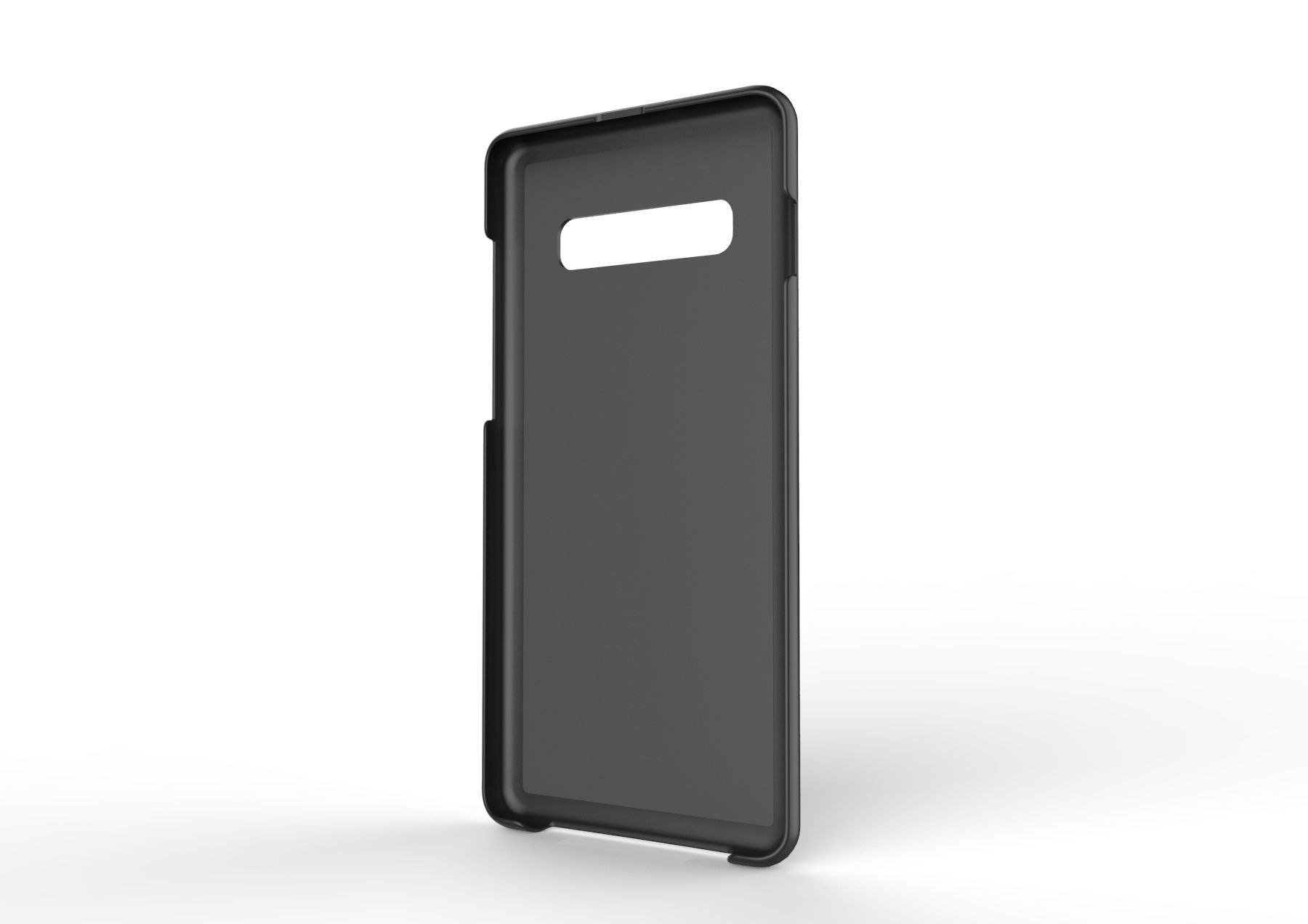 Samsung Galaxy S10 Plus plastic black case 3d model 3D print model_2