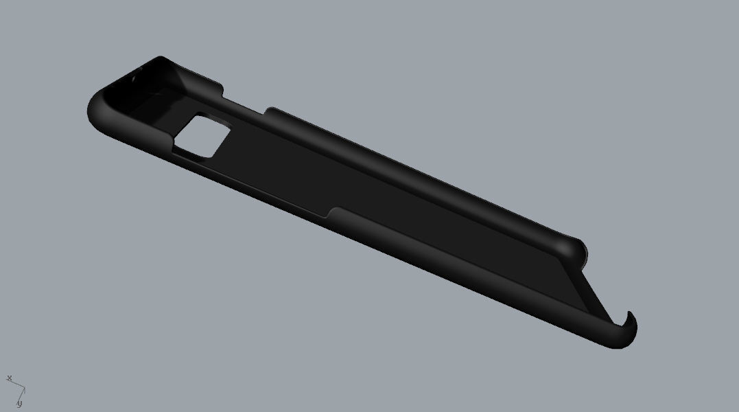 Samsung Galaxy S10 Plus plastic black case 3d model 3D print model_17