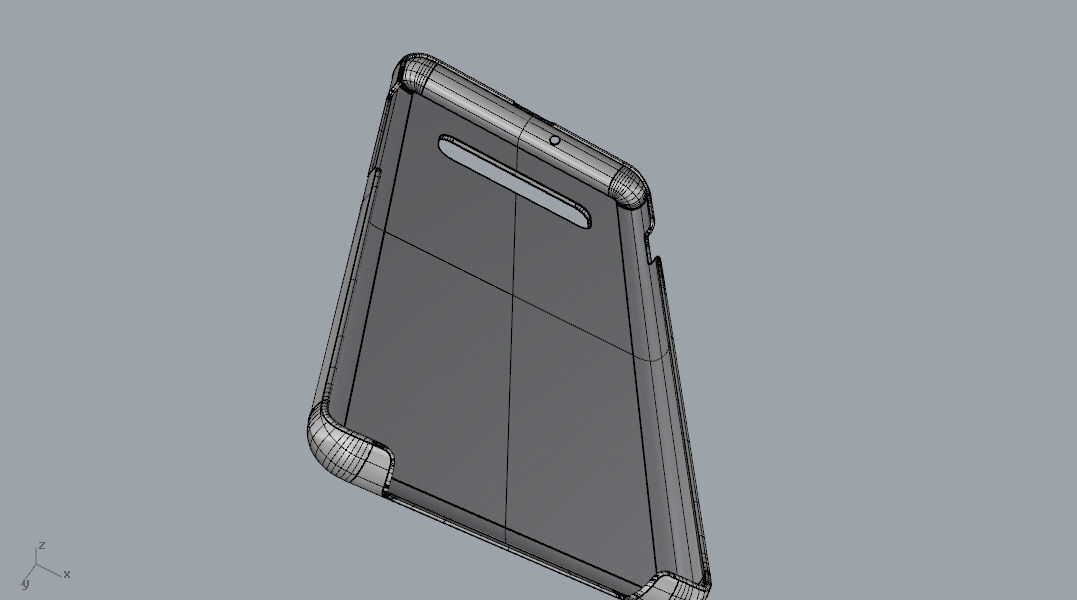 Samsung Galaxy S10 Plus plastic black case 3d model 3D print model_16