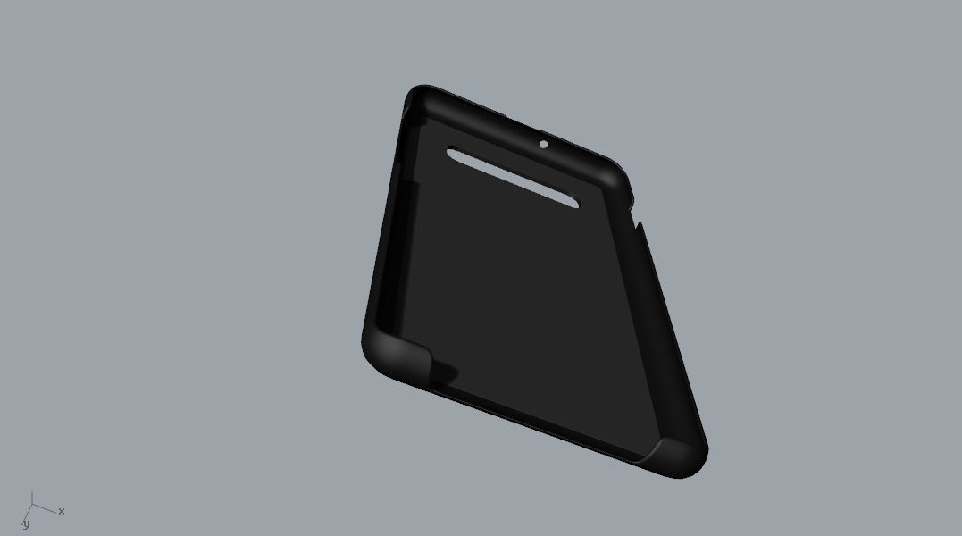 Samsung Galaxy S10 Plus plastic black case 3d model 3D print model_11