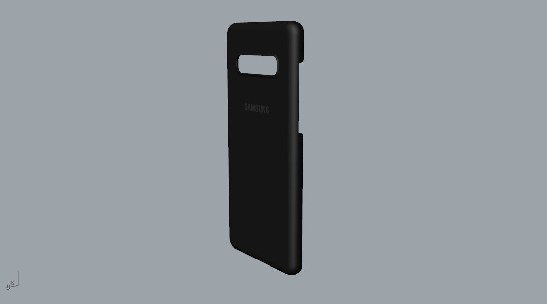 Samsung Galaxy S10 Plus plastic black case 3d model 3D print model_7