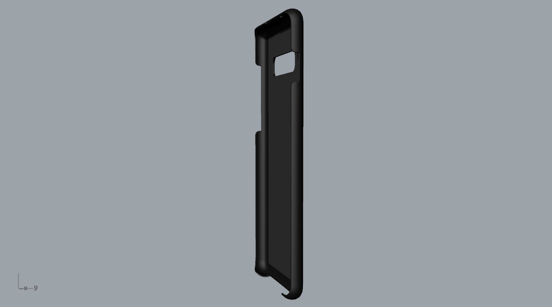 Samsung Galaxy S10 Plus plastic black case 3d model 3D print model_35