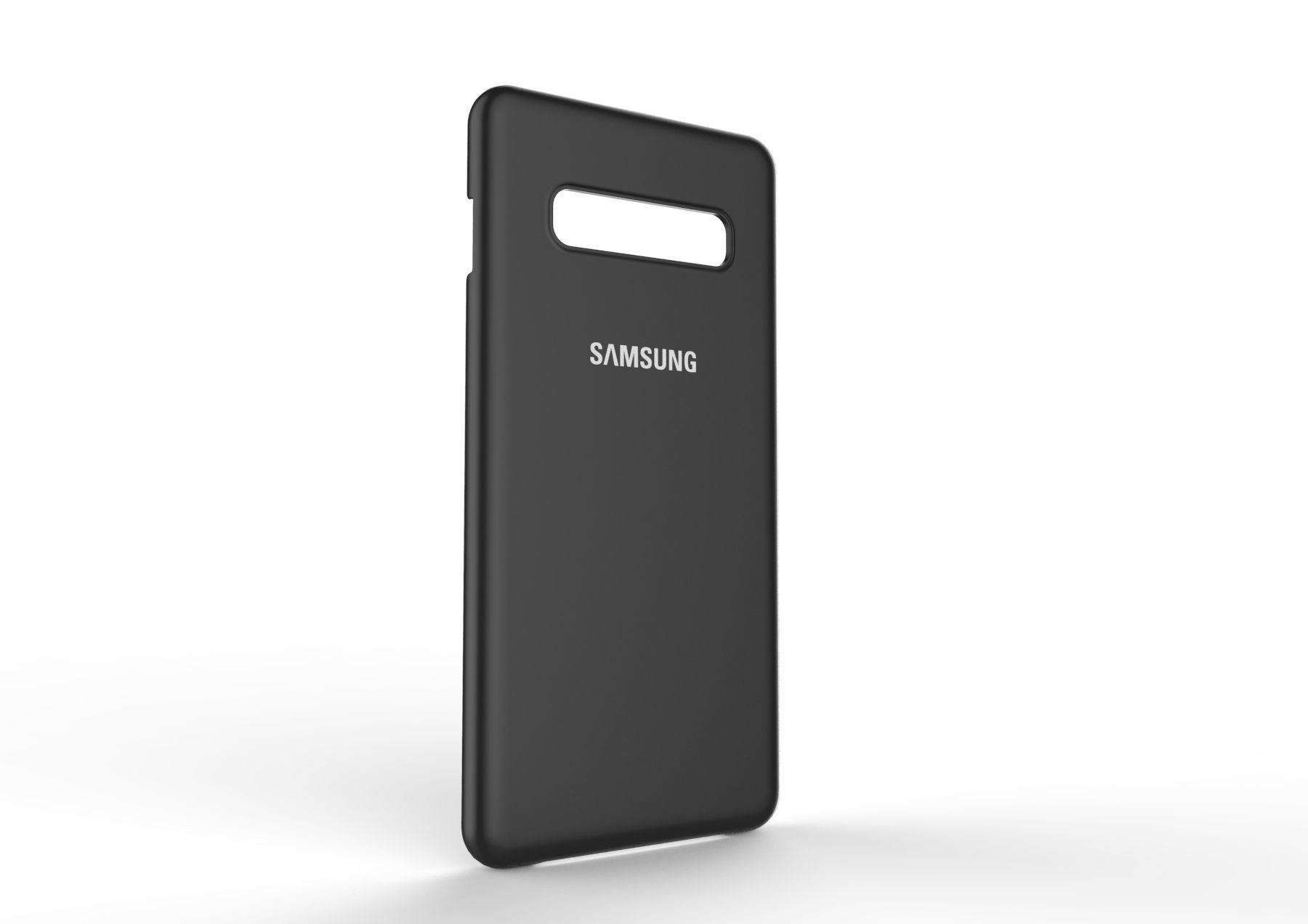 Samsung Galaxy S10 Plus plastic black case 3d model 3D print model_3