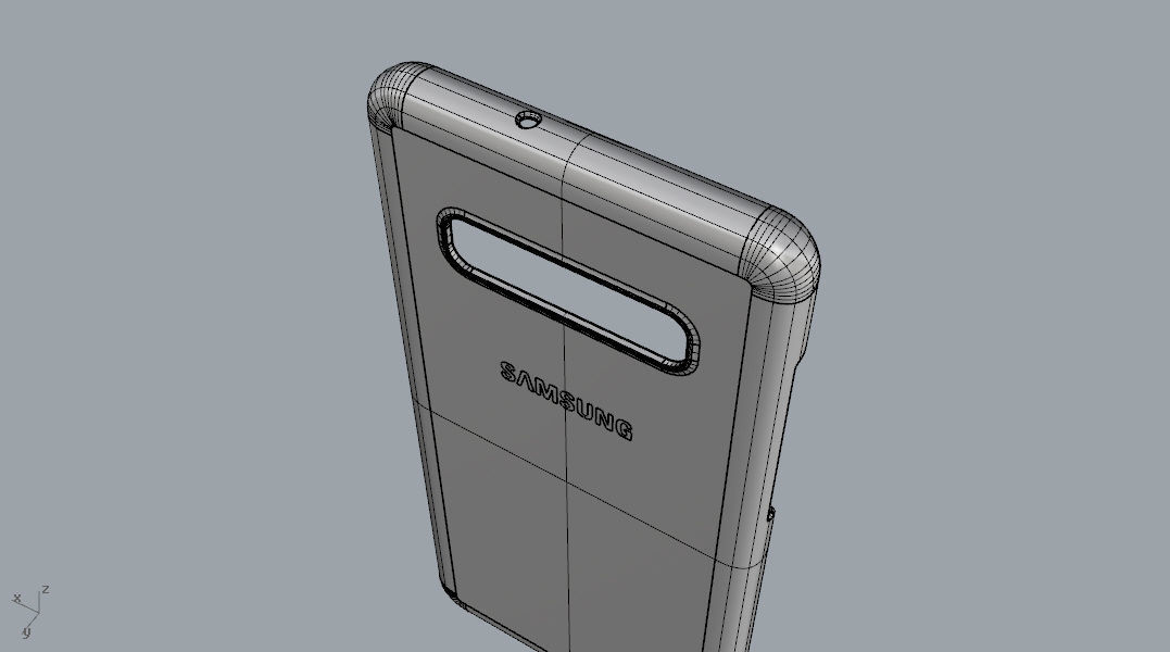 Samsung Galaxy S10 Plus plastic black case 3d model 3D print model_23