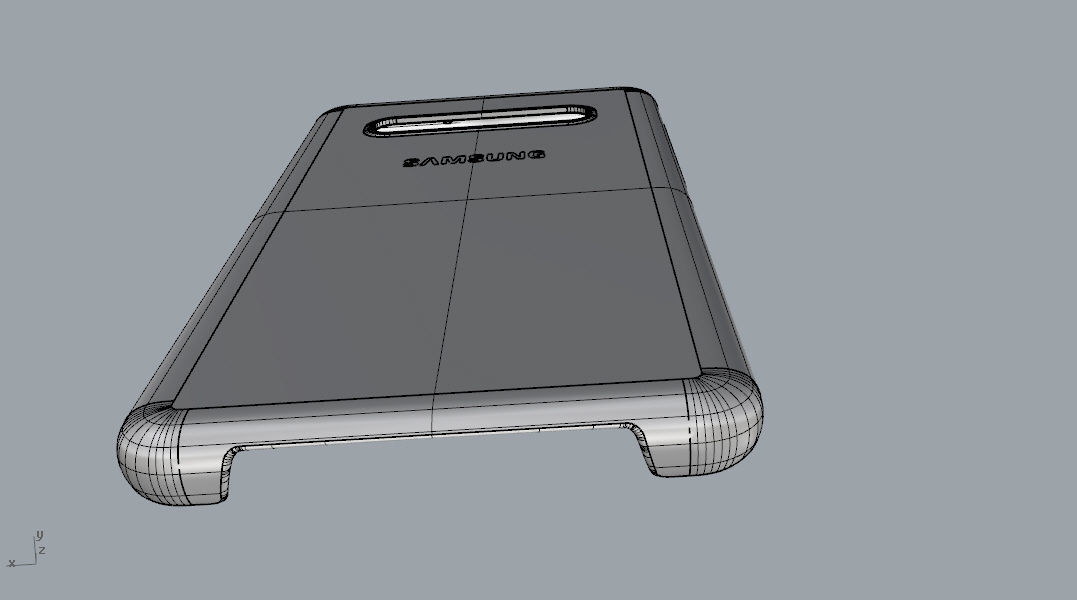 Samsung Galaxy S10 Plus plastic black case 3d model 3D print model_14