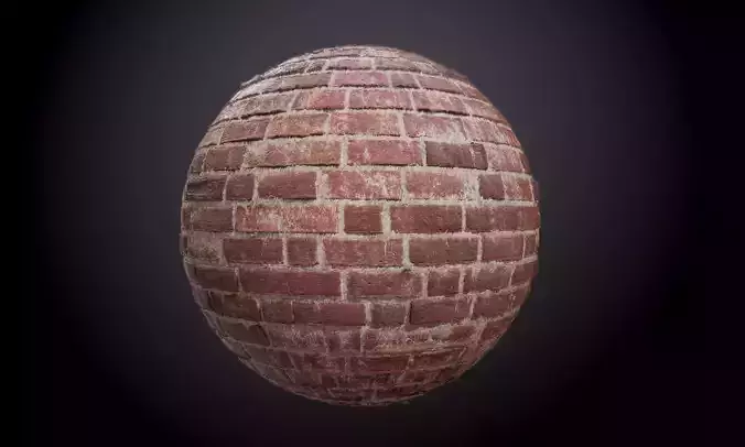 Brick Wall Red Seamless PBR Texture Texture