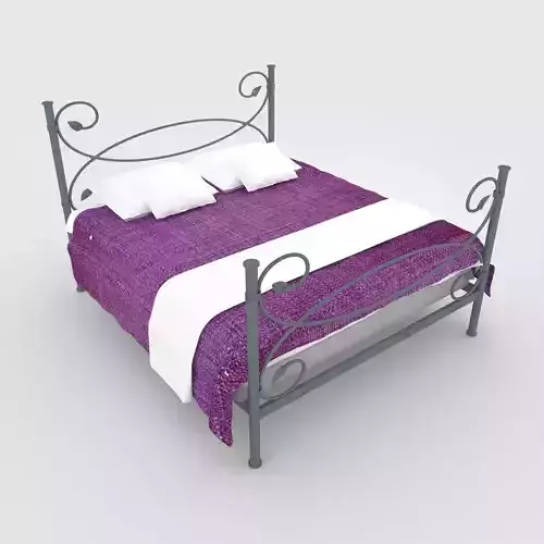 design of old metal bed