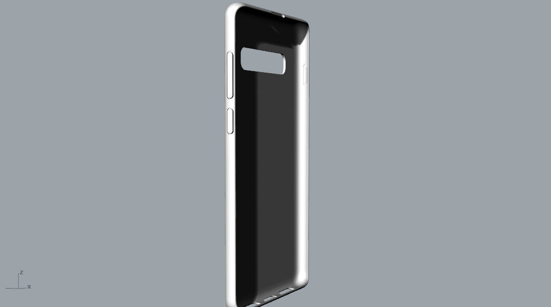 Samsung Galaxy S10 Plus Rubber  White case 3D print model_5