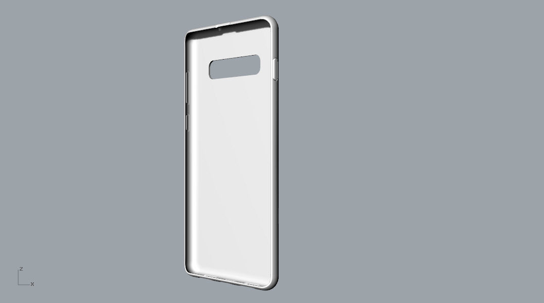 Samsung Galaxy S10 Plus Rubber  White case 3D print model_8
