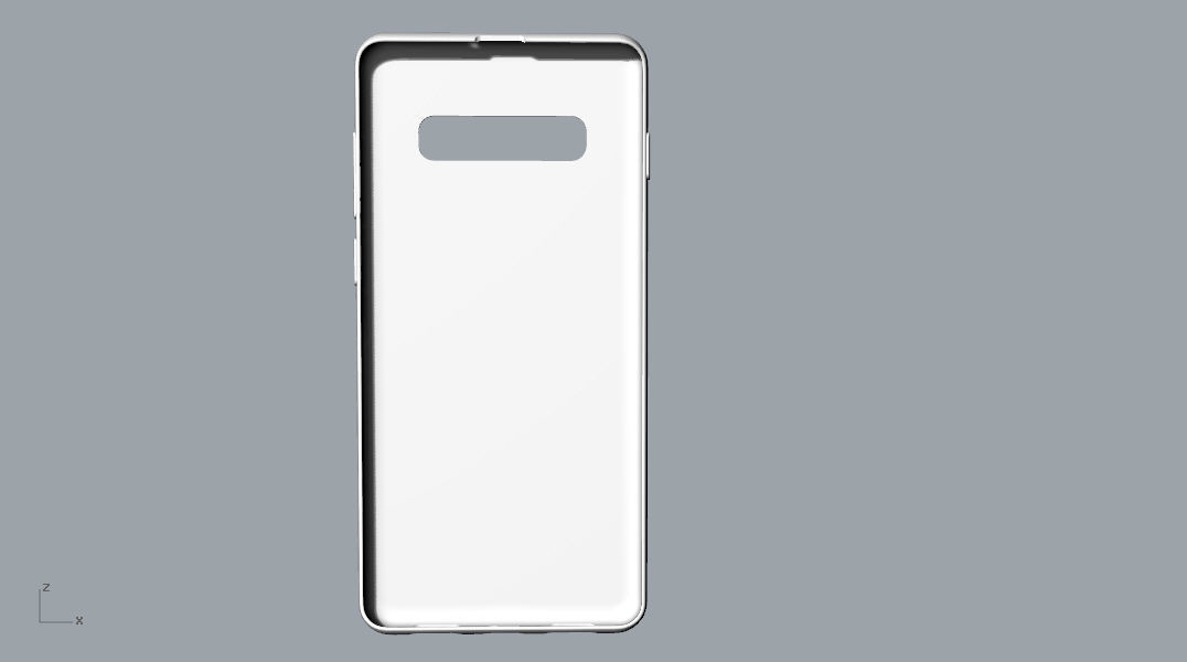 Samsung Galaxy S10 Plus Rubber  White case 3D print model_10