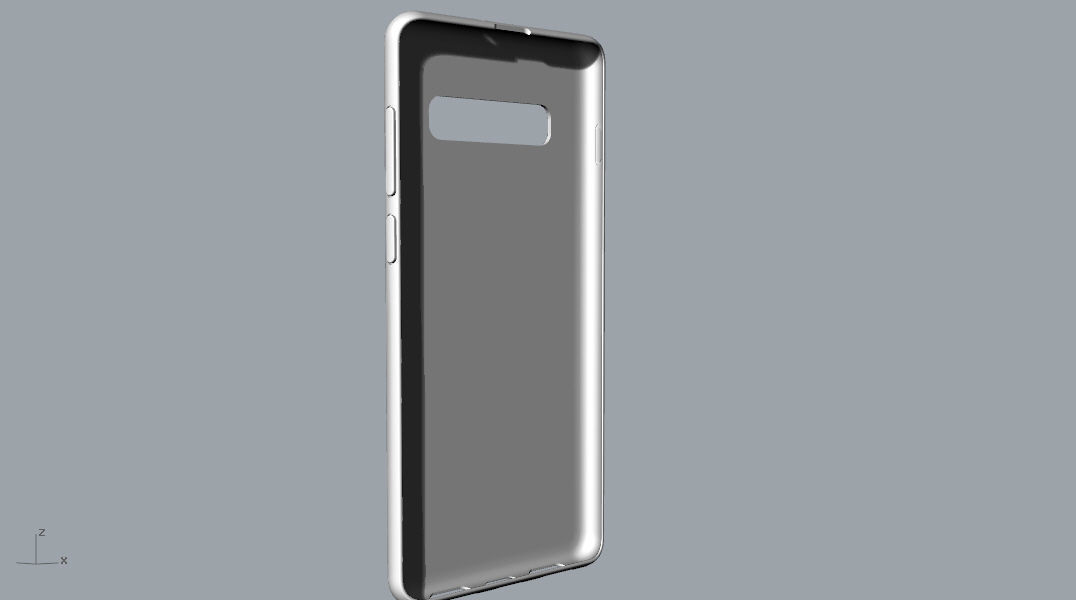 Samsung Galaxy S10 Plus Rubber  White case 3D print model_7