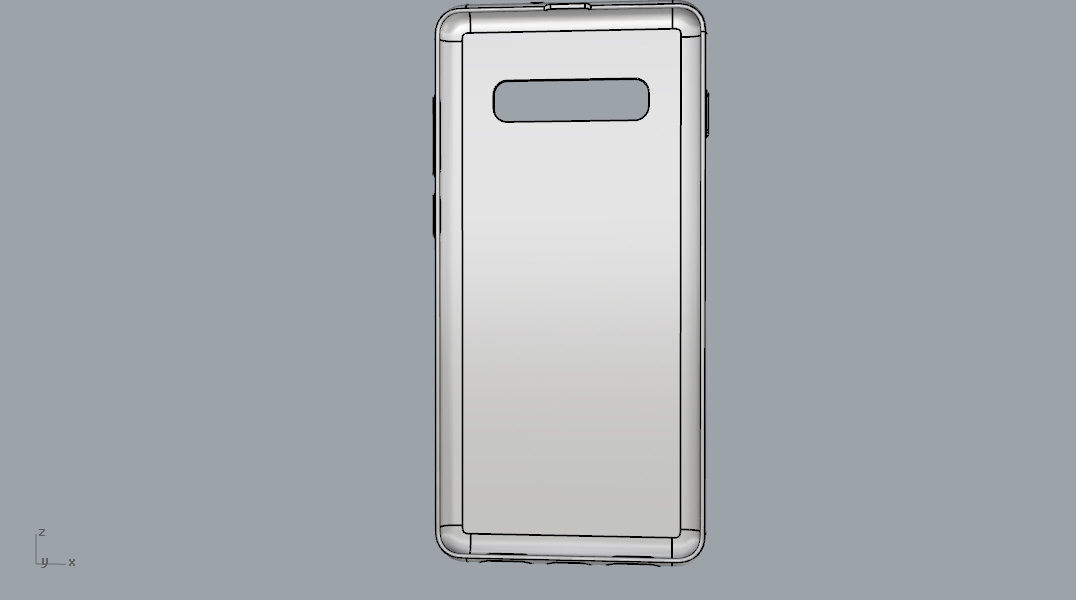 Samsung Galaxy S10 Plus Rubber  White case 3D print model_26