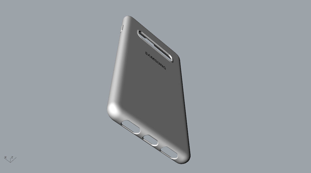 Samsung Galaxy S10 Plus Rubber  White case 3D print model_17