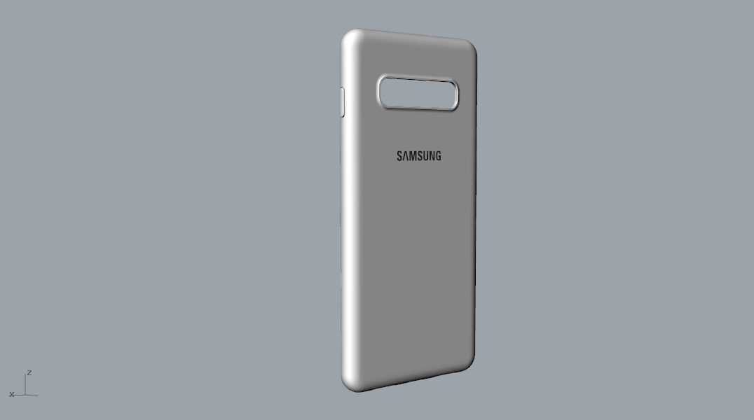 Samsung Galaxy S10 Plus Rubber  White case 3D print model_13