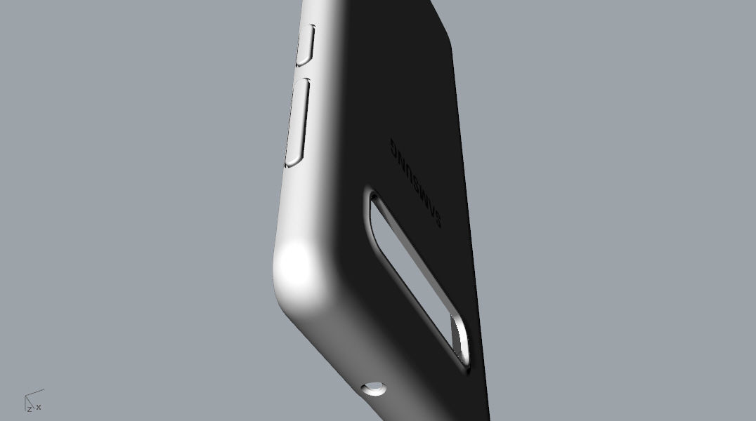 Samsung Galaxy S10 Plus Rubber  White case 3D print model_18