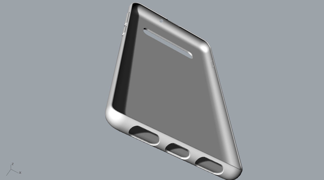 Samsung Galaxy S10 Plus Rubber  White case 3D print model_15