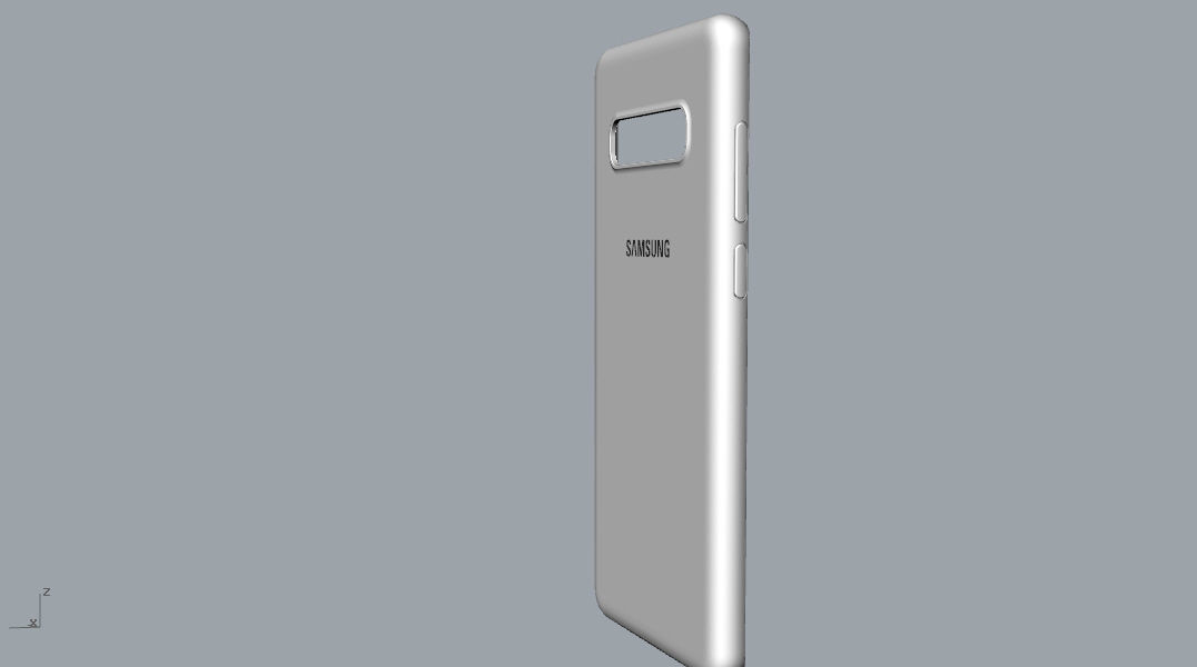 Samsung Galaxy S10 Plus Rubber  White case 3D print model_6