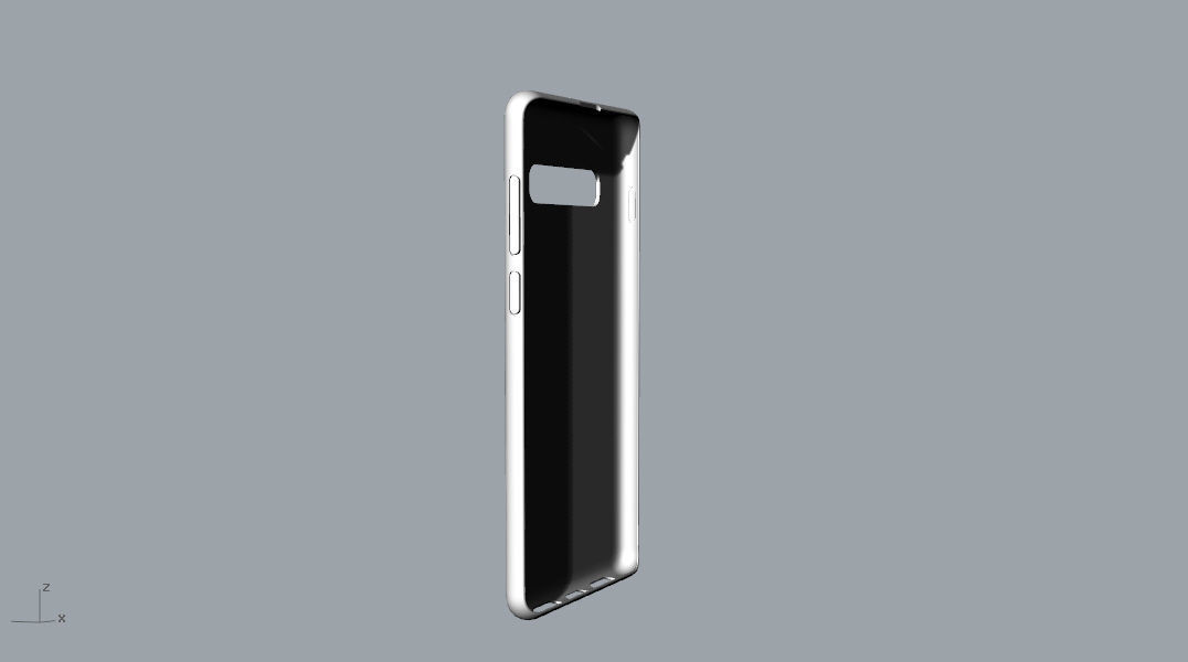 Samsung Galaxy S10 Plus Rubber  White case 3D print model_9
