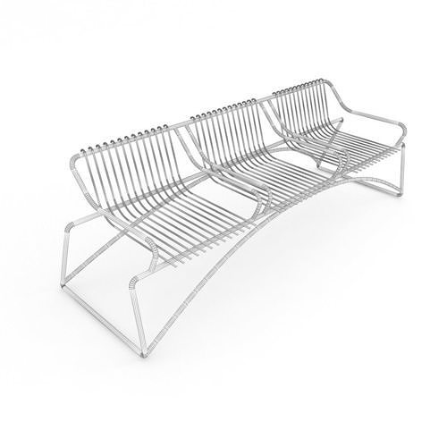 Steel furniture for terraces and balconies 3D model