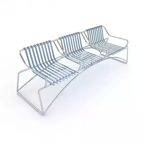 Steel furniture for terraces and balconies