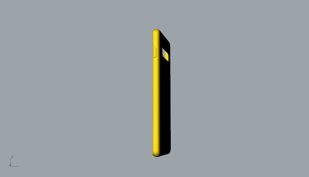 Samsung Galaxy S10 Plus rubber yellow case 3D print model_33