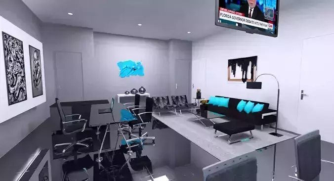 Large business office