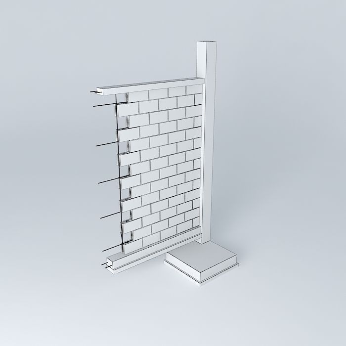 Architecture display stand Free 3D model_3