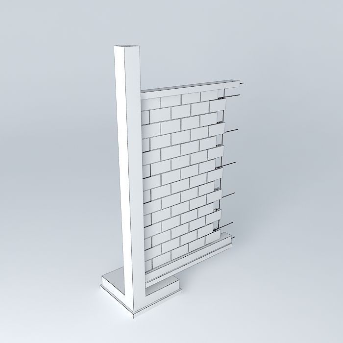 Architecture display stand Free 3D model_4