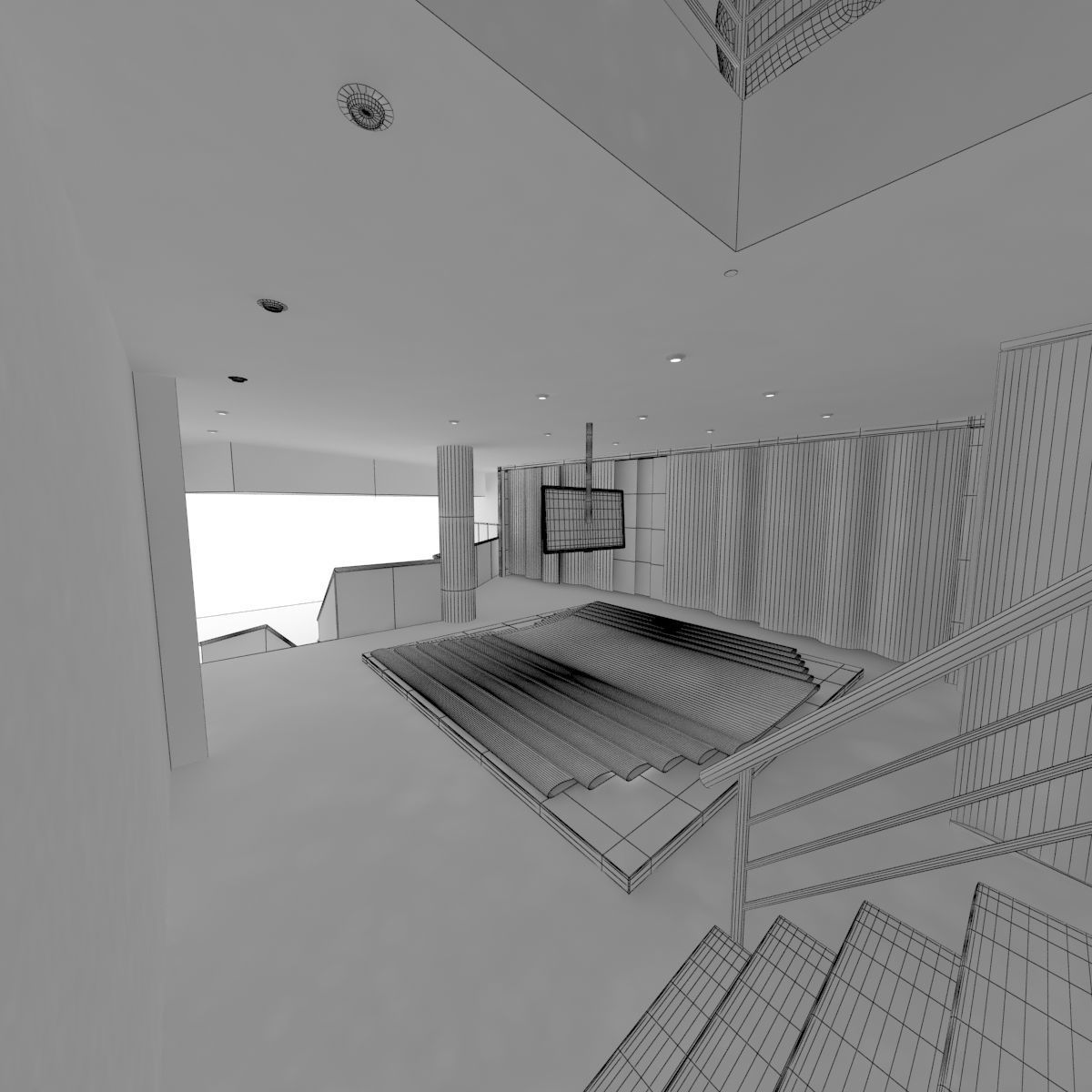 Large Carpet Store 3D model_15