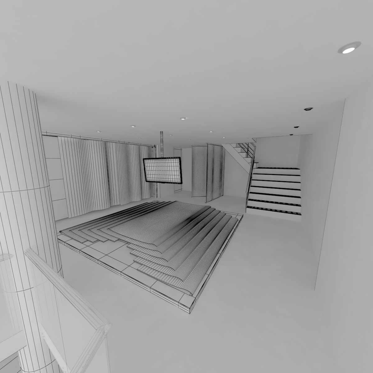 Large Carpet Store 3D model_20