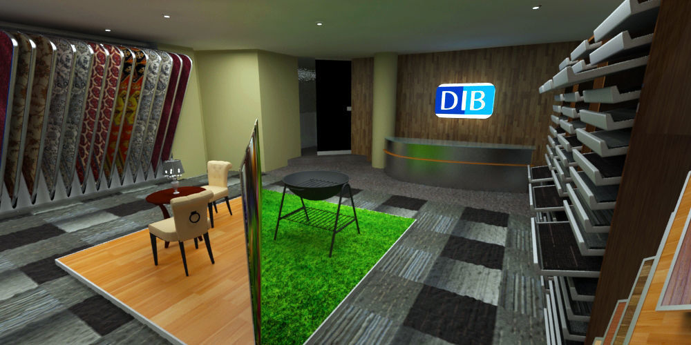 Large Carpet Store 3D model_3