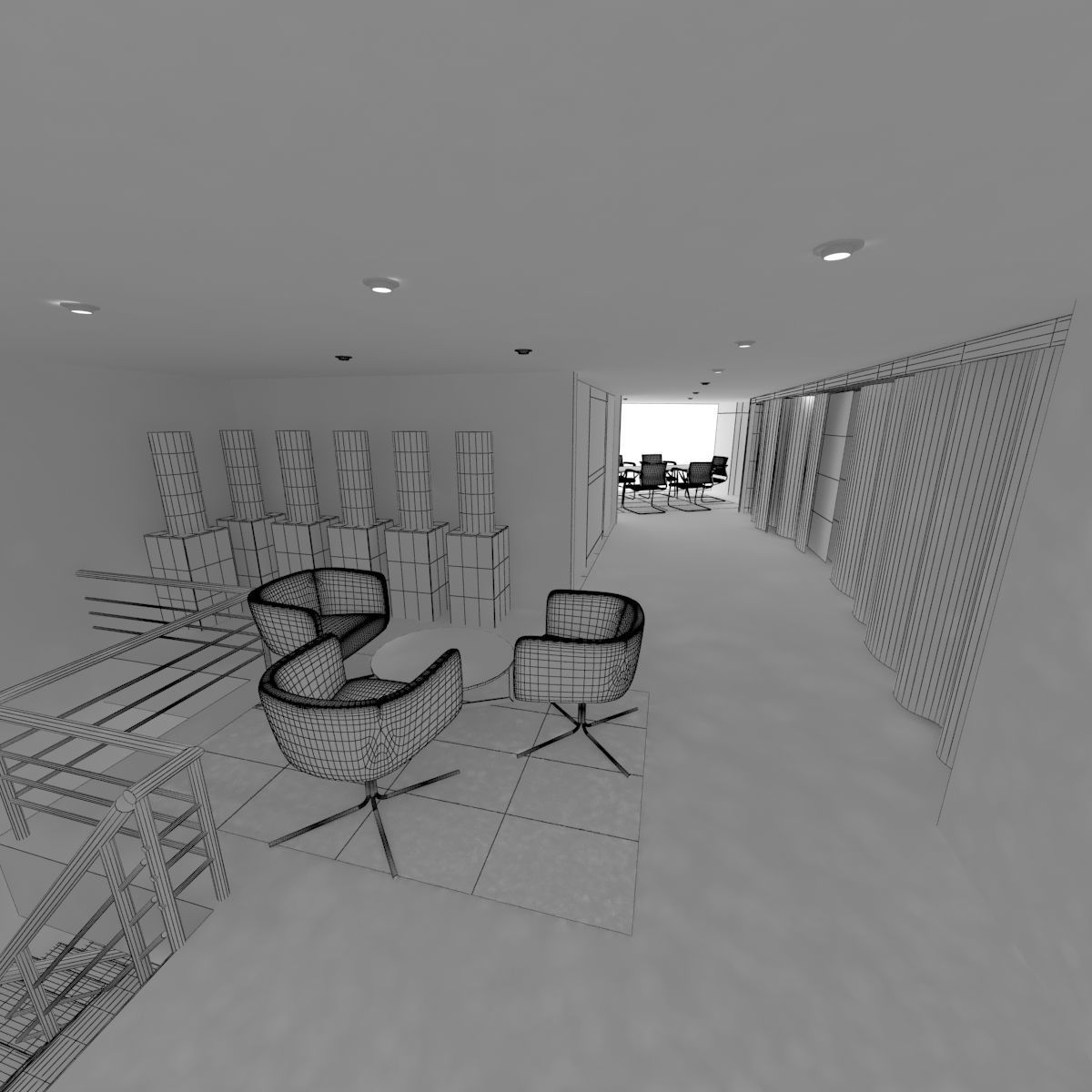 Large Carpet Store 3D model_12