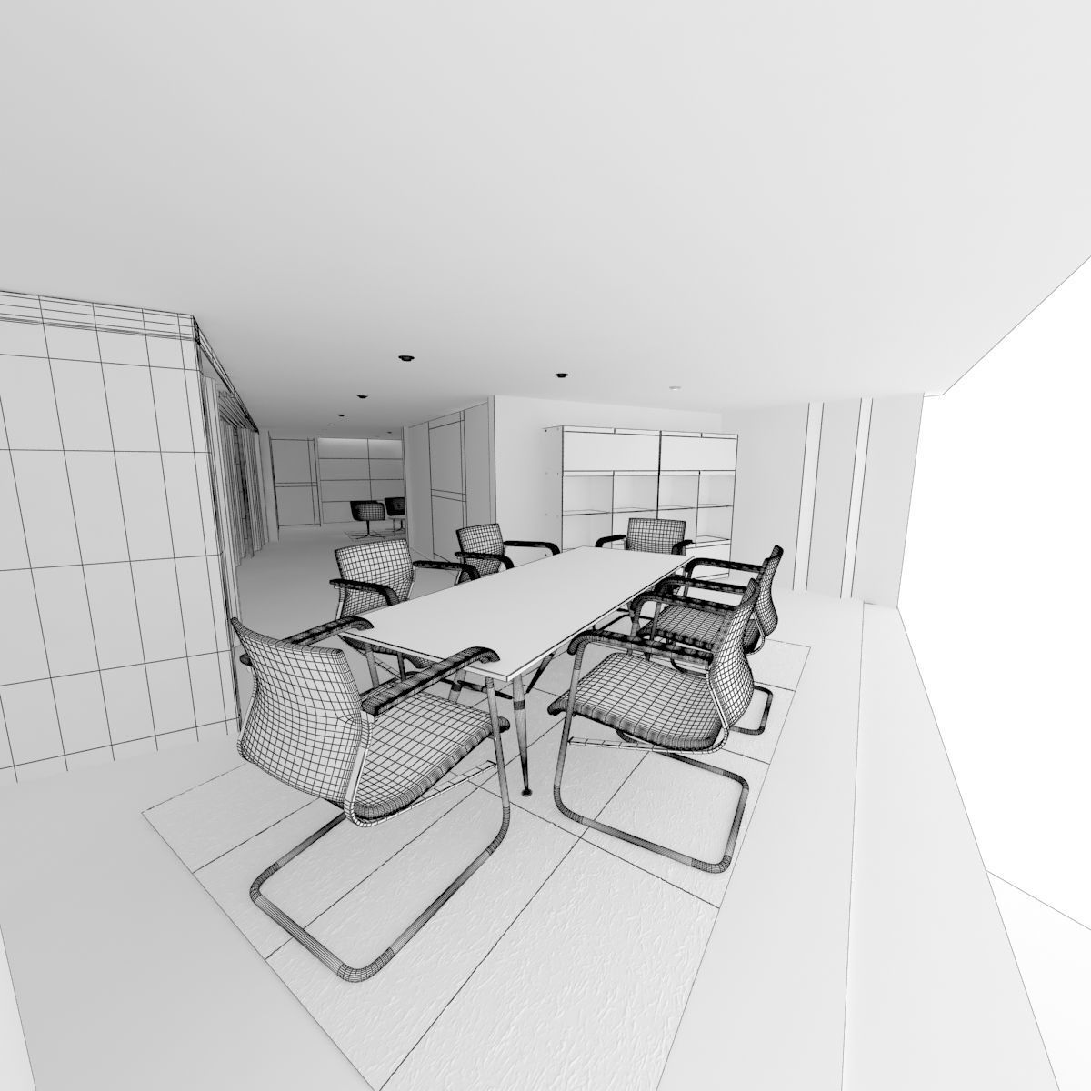 Large Carpet Store 3D model_13