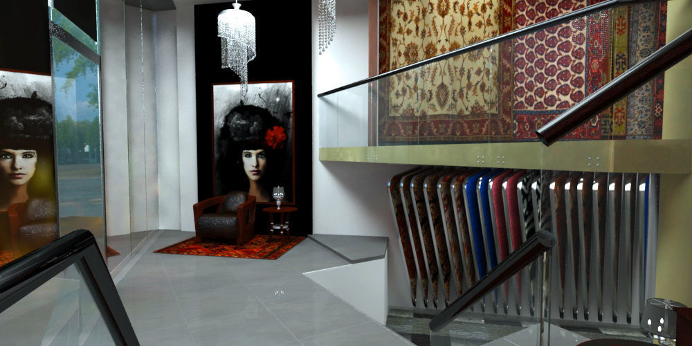 Large Carpet Store 3D model_7