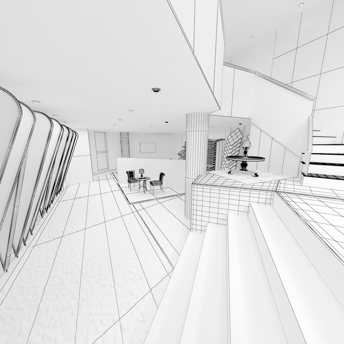 Large Carpet Store 3D model_11