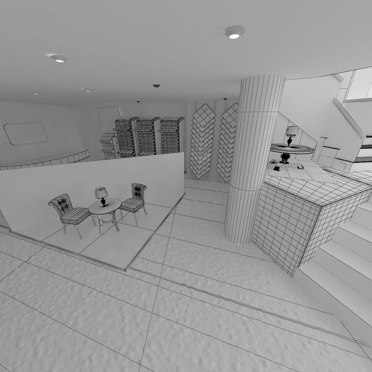 Large Carpet Store 3D model_18