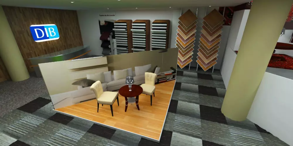 Large Carpet Store 3D model_0