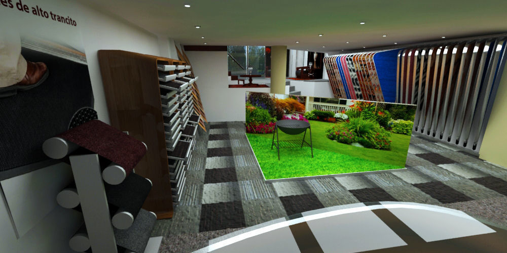 Large Carpet Store 3D model_4