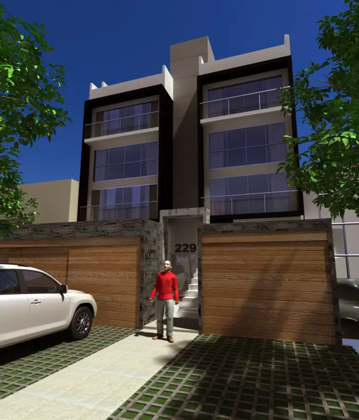 Building multifamily 3D model