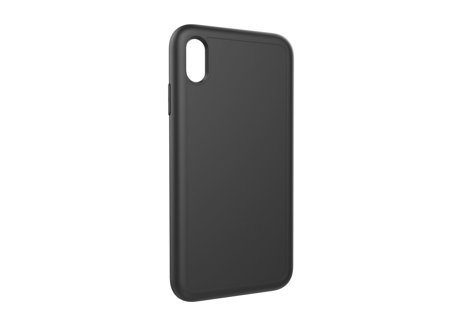 Realistic iphone XS Max black case design 3D print model_6
