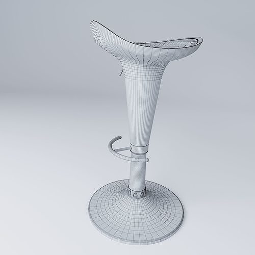 Bar stool swivel 3D model