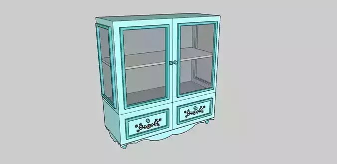 mini buffet turquoise